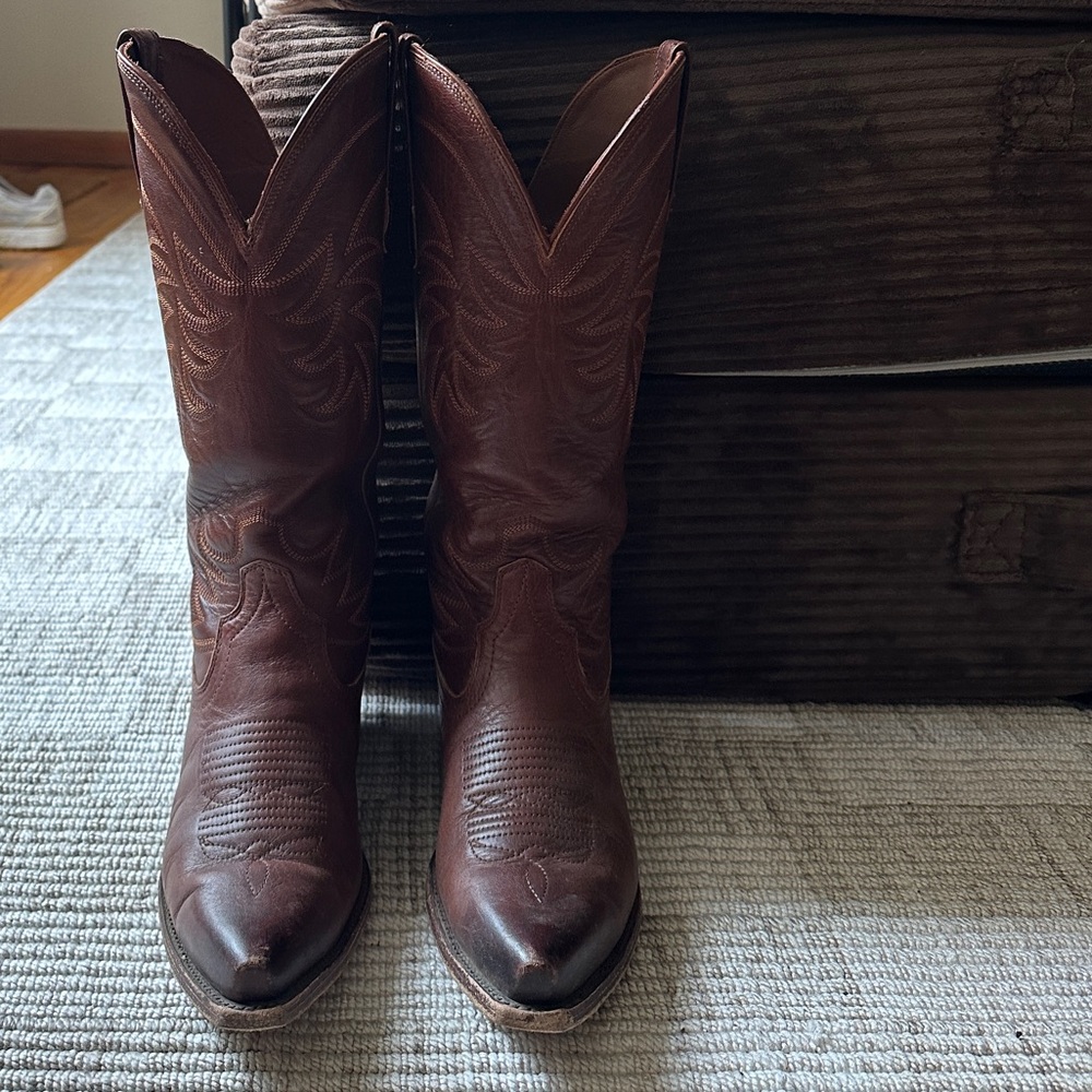 Tecovas “Annie” Leather Cowgirl Boots - Picture 4 of 13